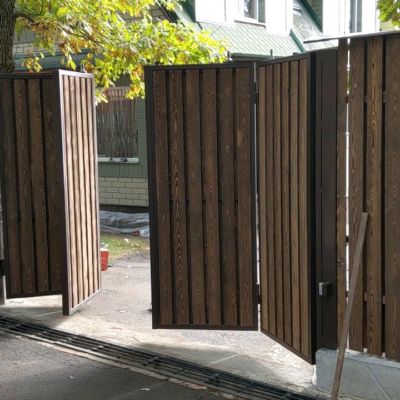 Купите и Закажите Ворота Гармошка: Лучшая Цена от 47723 руб, Установка под Ключ и Доставка в Тихвине и по Области