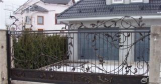 Купить откатные ворота кованые Тихвин, цена от 2823 руб.